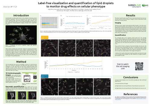 Label-free lipid droplet quantification Poster