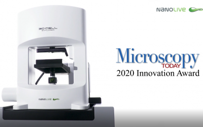 Nanolive receives Microscopy Today Innovation Award 2020 for automated live cell imaging microscope CX-A