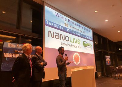 Mitochondria Innovation Award Nanolive Thank-you speech